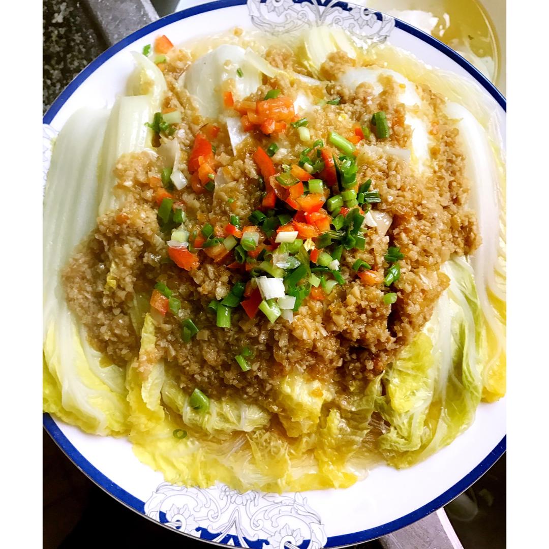 蒜蓉粉丝蒸娃娃菜