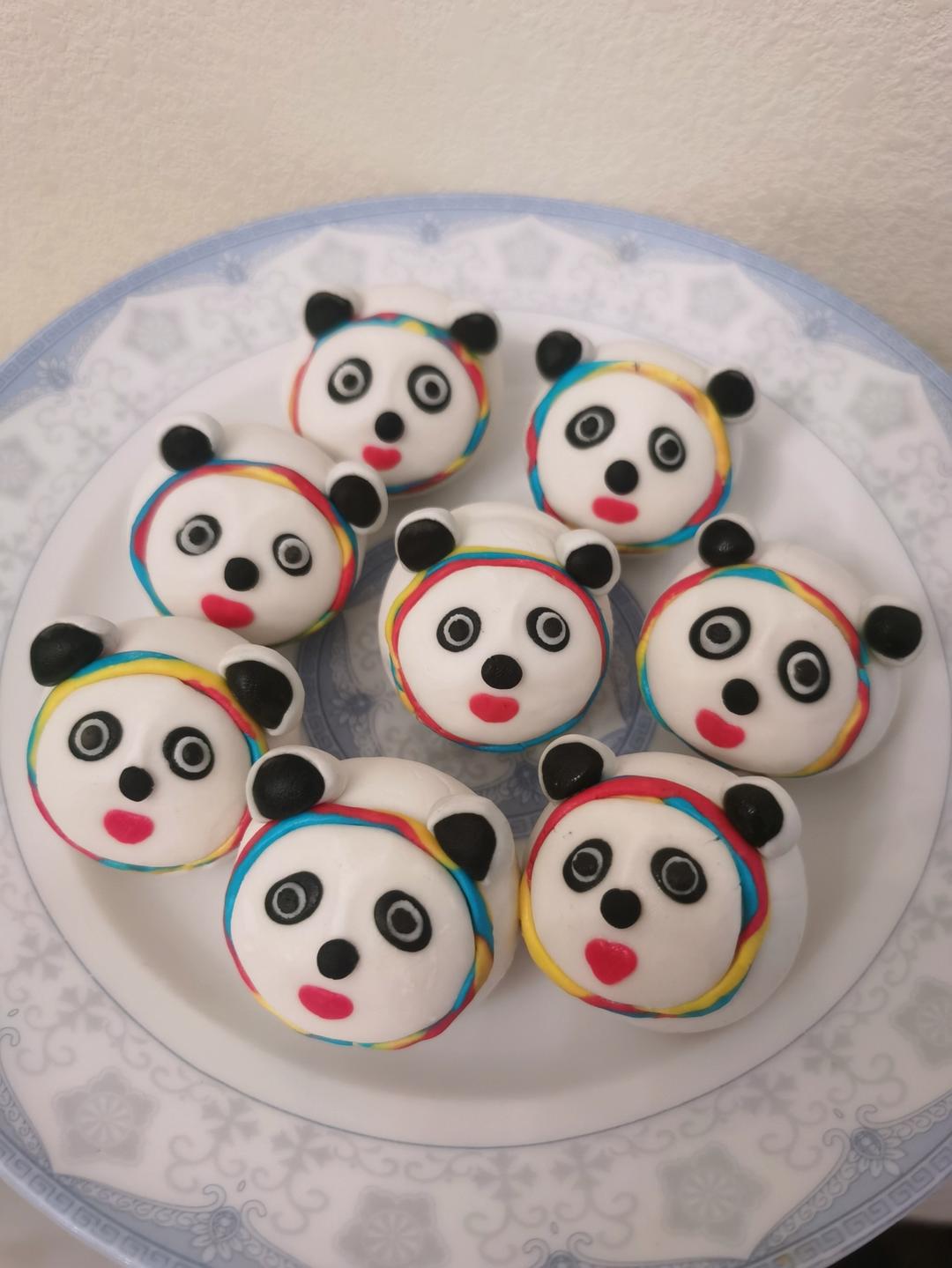 冰墩墩卡通汤团