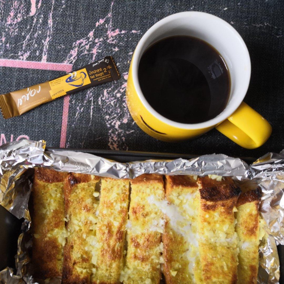 蒜香吐司条（瘦身无黄油烤箱版）