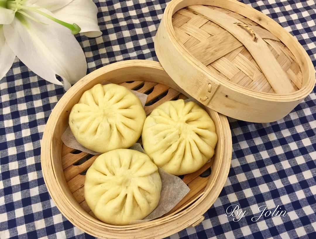 肉末豆角玉米面包子