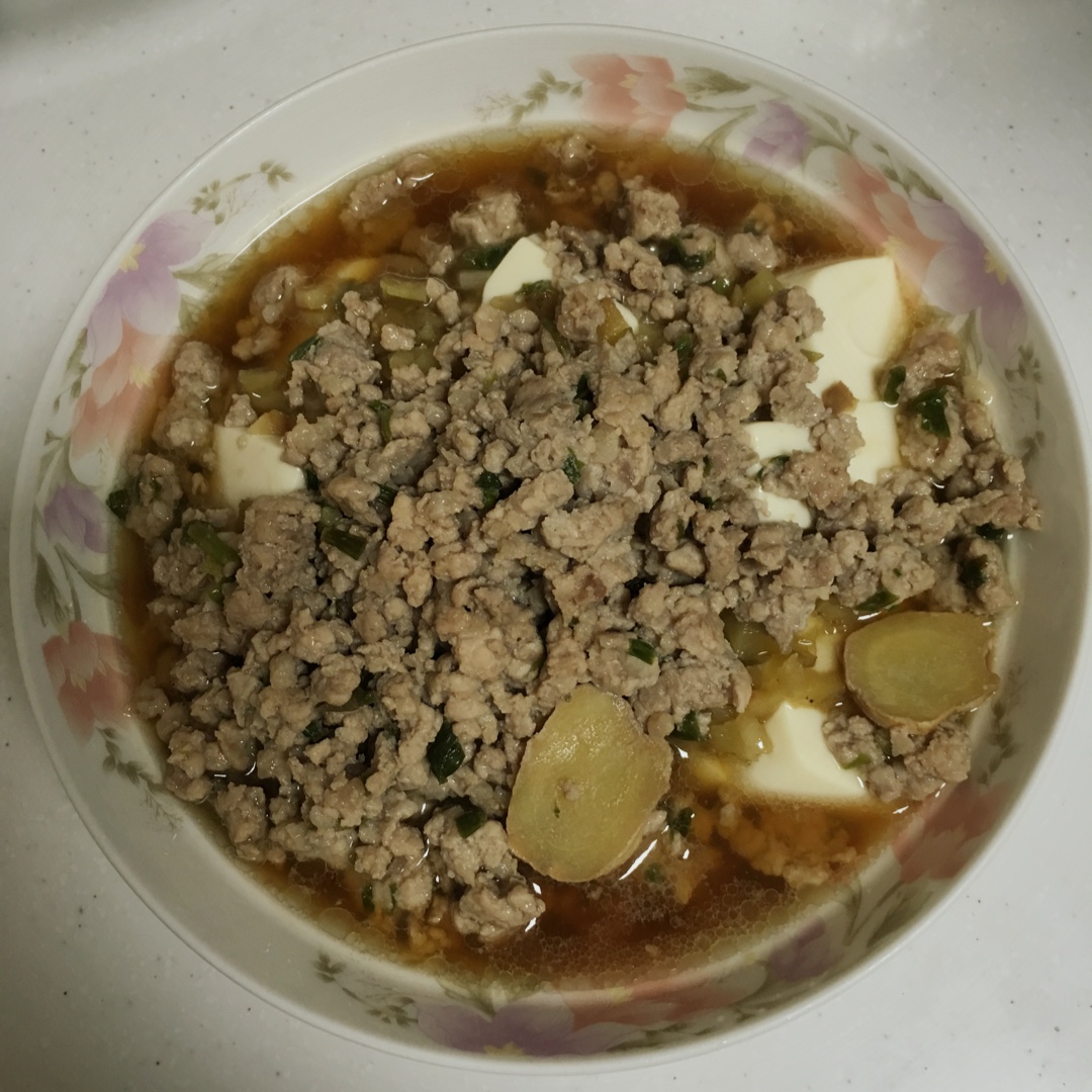 肉末蒸豆腐