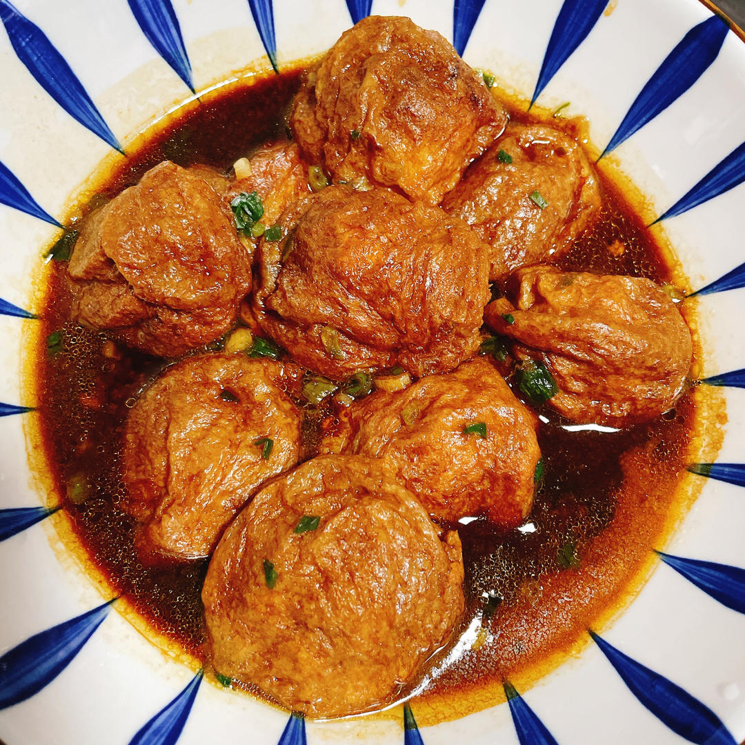 【上海本帮菜】油面筋塞肉（汤汁超下饭）