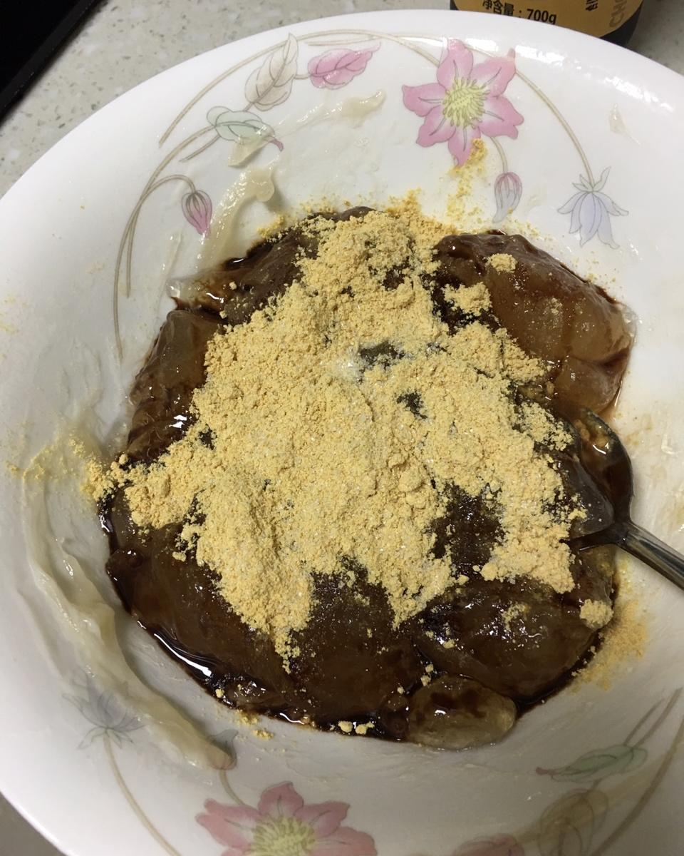 微波炉版简单葛饼