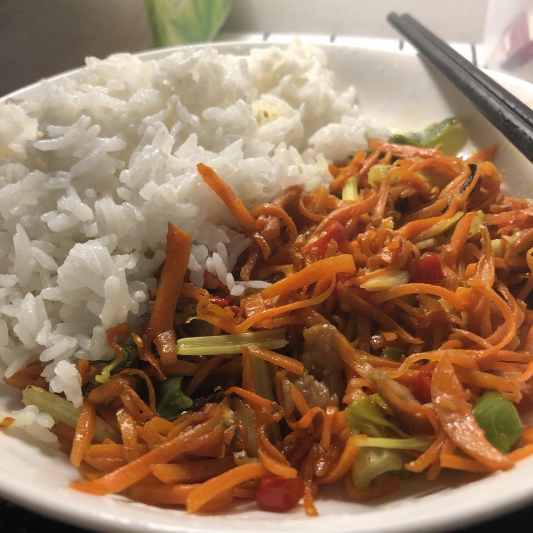 超简营养😺胡萝卜炒肉