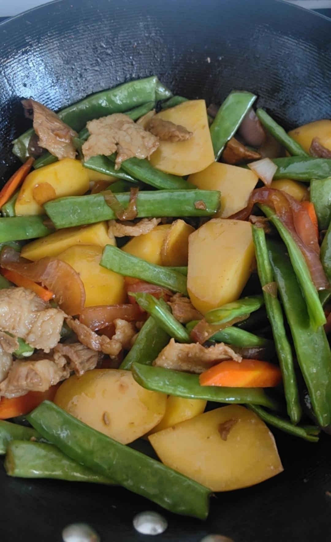 炖大豆角
