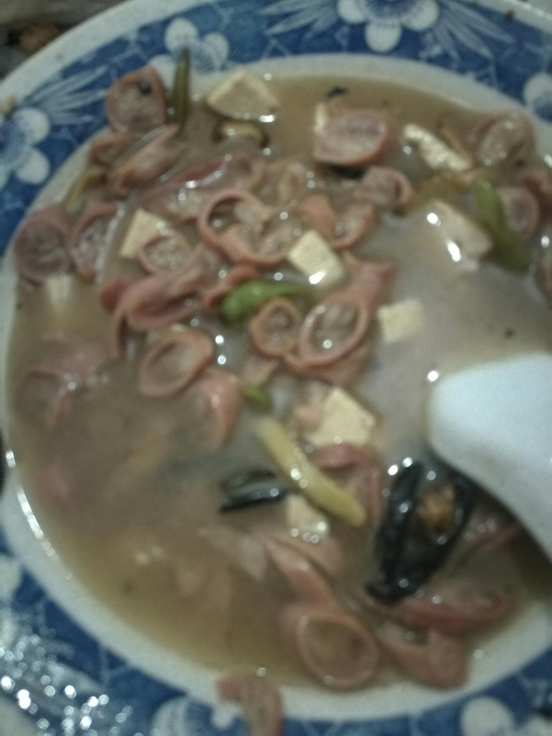 小肠豆腐汤