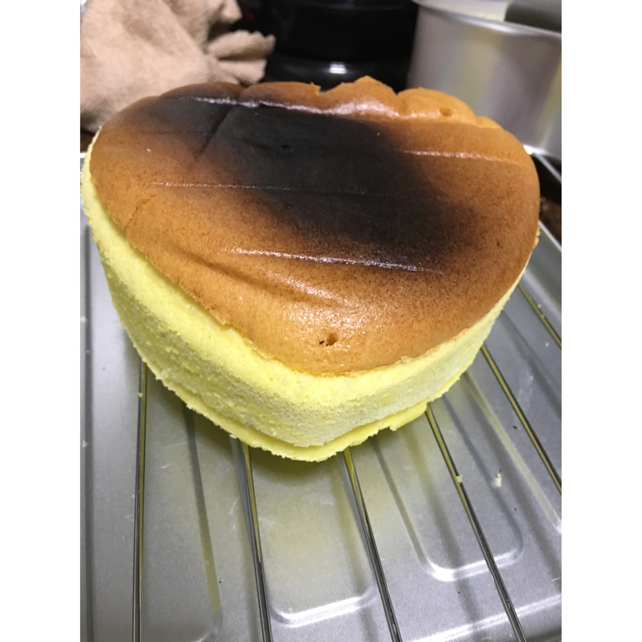 6寸原味戚风蛋糕