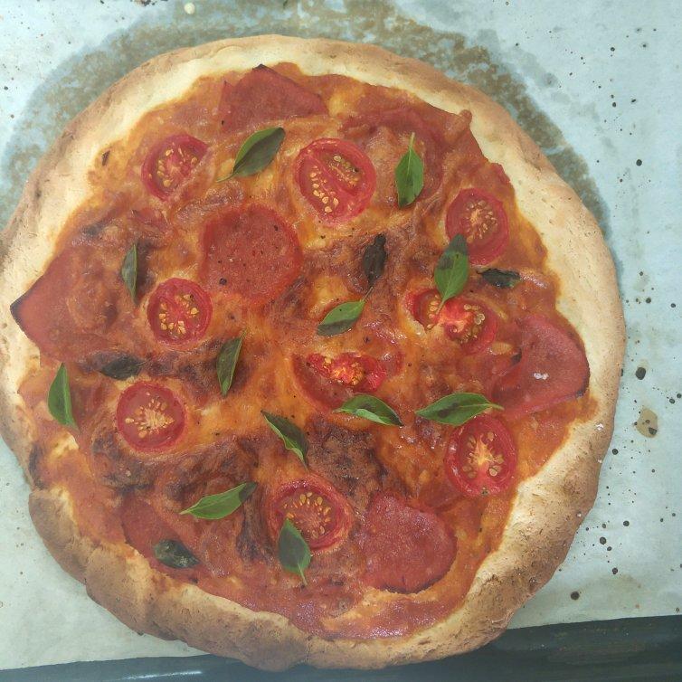 被惊艳到❗️一口爱上❗️超薄玛格丽特披萨🍕