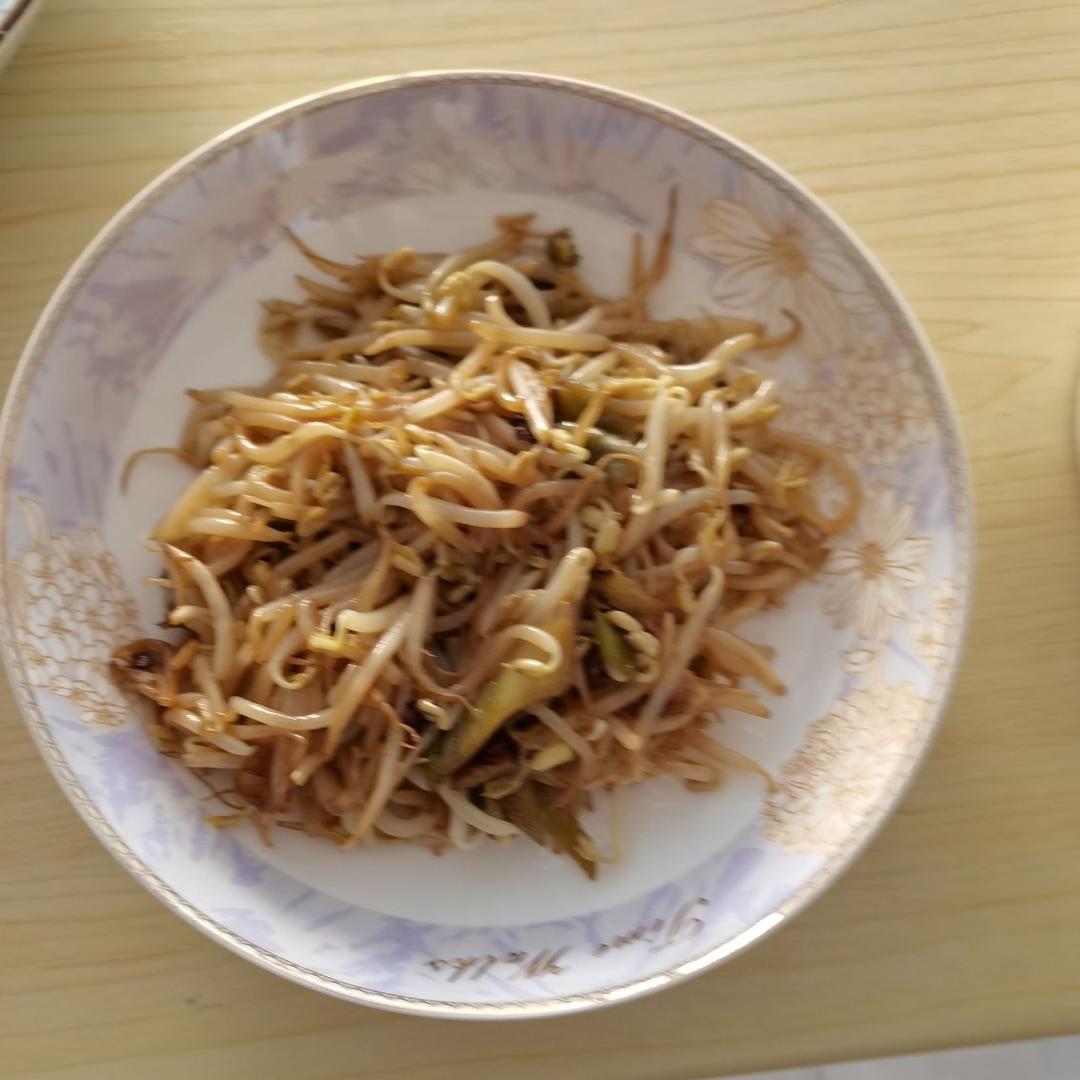 家庭版醋溜豆芽