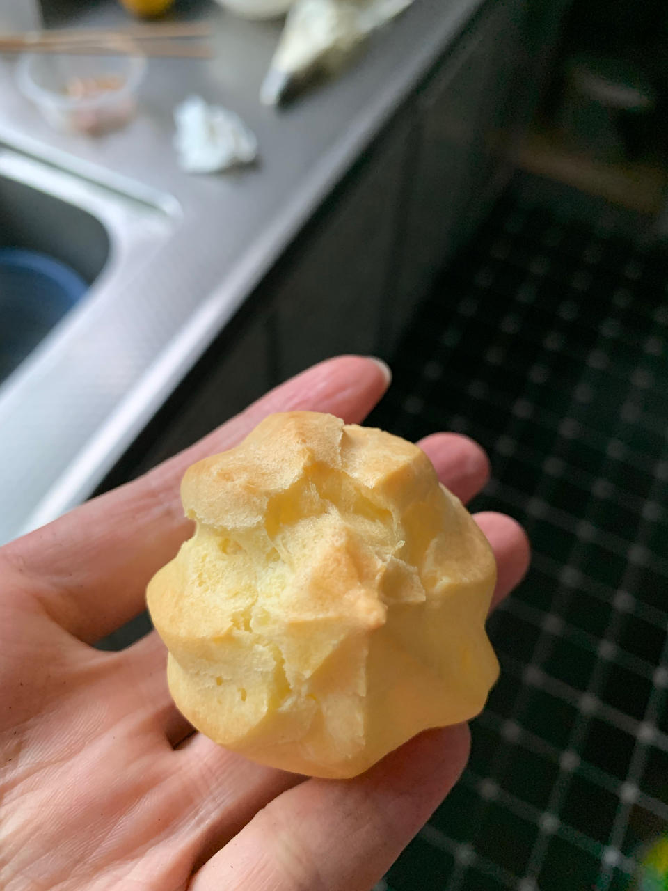 简单易成功的奶油小泡芙做法