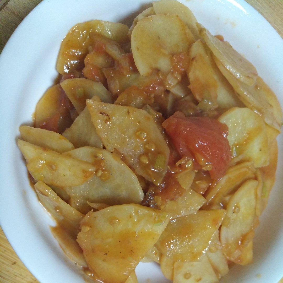 西红柿炒土豆