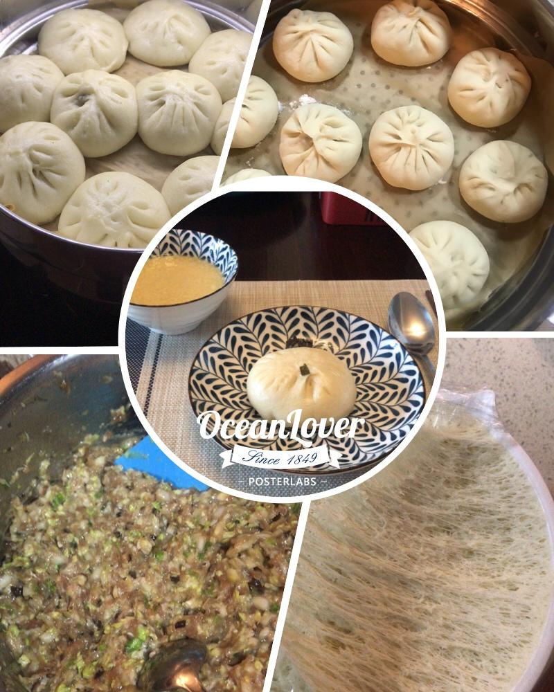 手工包子（肚脐包）