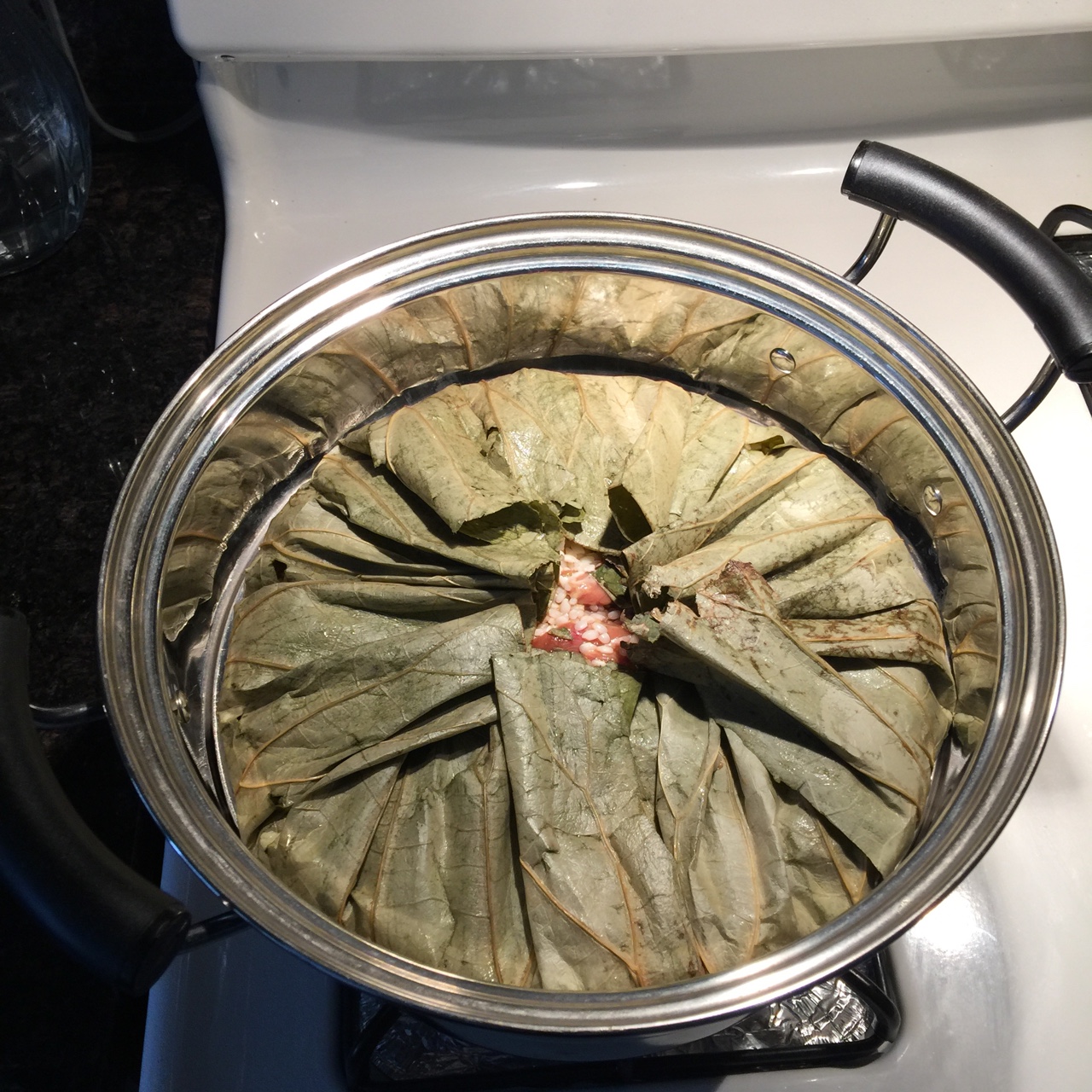 荷叶糯米蒸排骨
