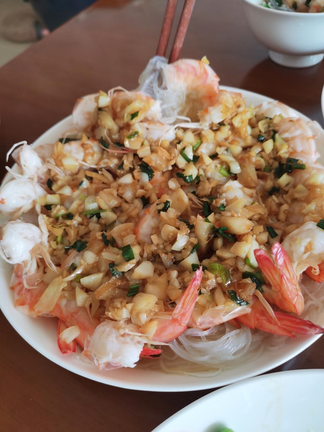 蒜蓉粉丝开背虾