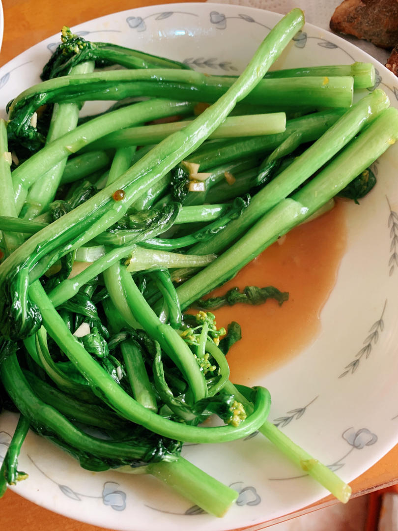 🔥比肉好吃的蒜蓉蚝油菜心！好吃不胖系列