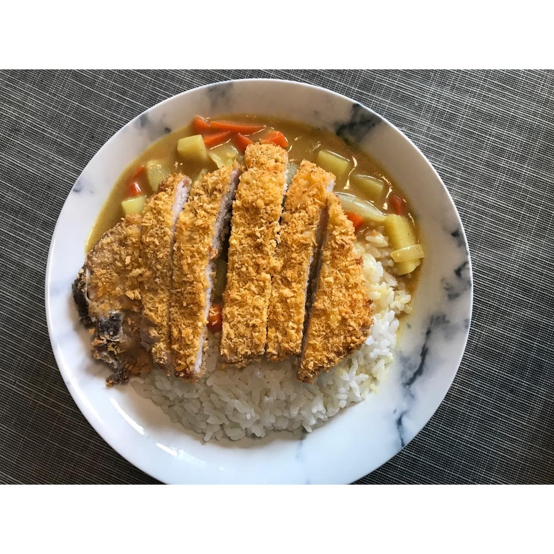 炸猪排咖喱饭