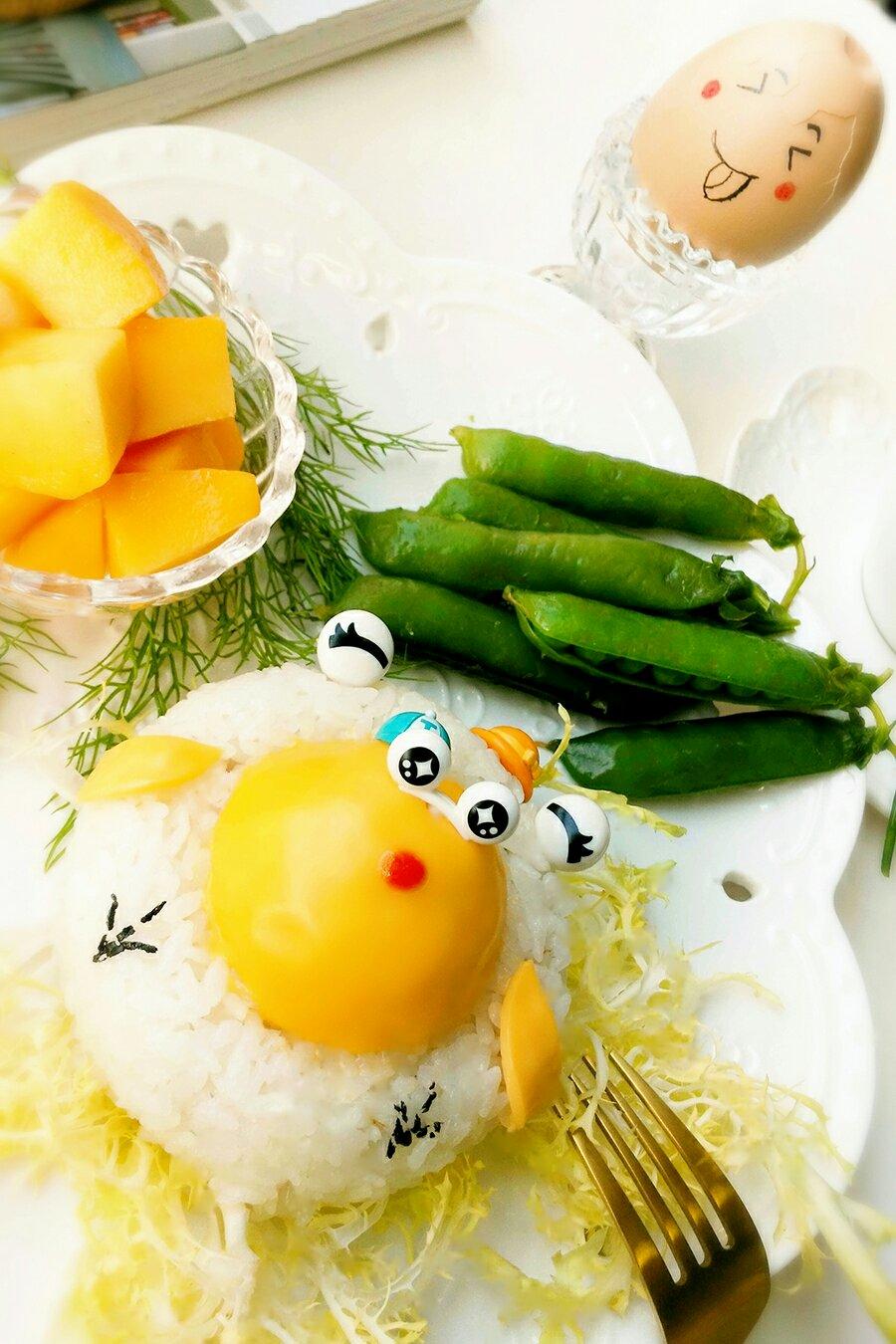 甜甜圈巧做小鸡米饭团