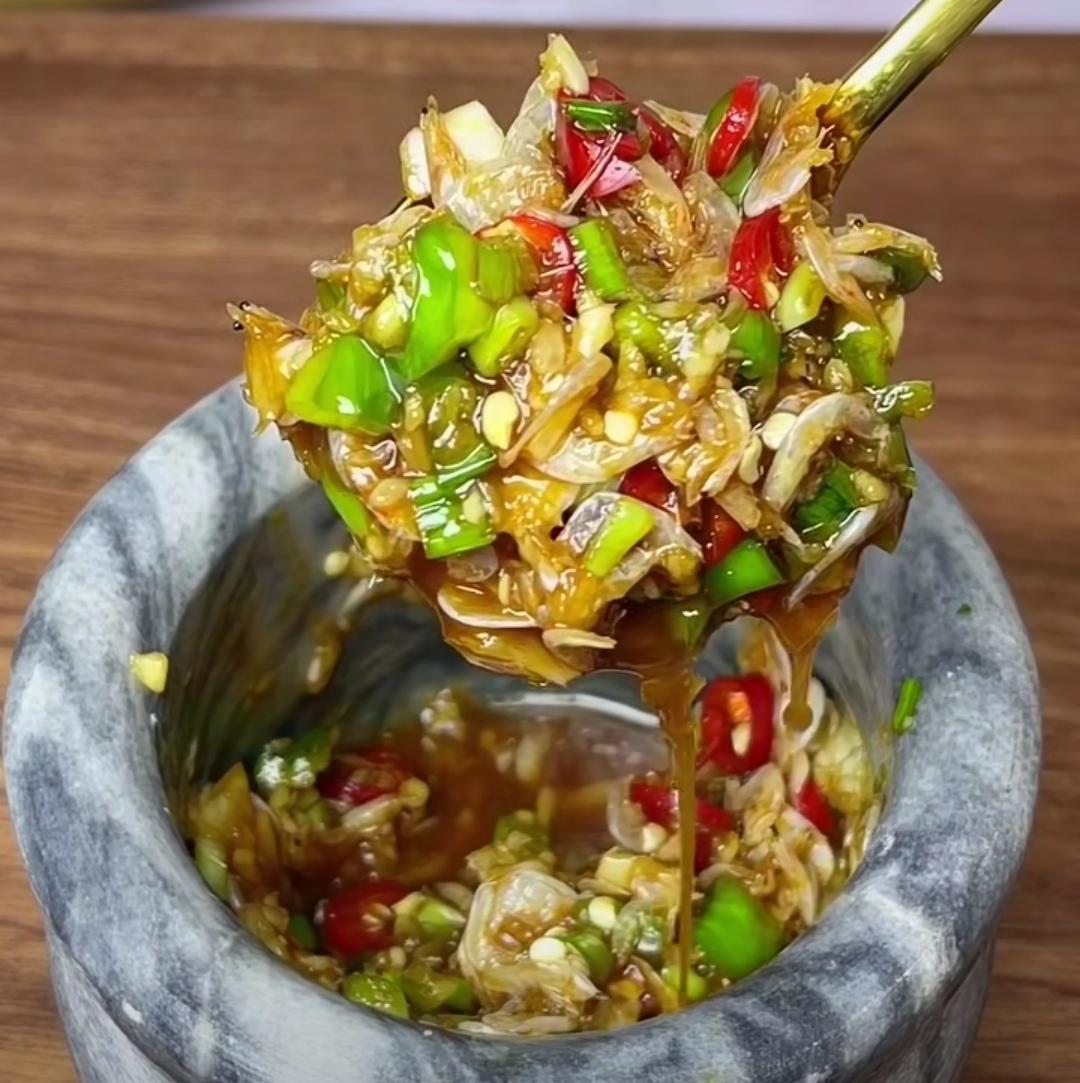 虾皮蒜泥（就馒头超好吃）