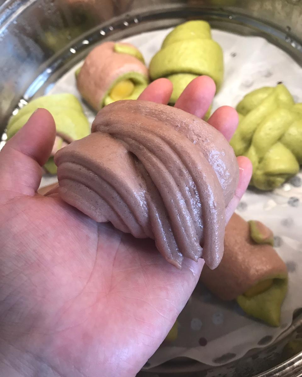 造型漂亮做法超简单的，花卷馒头