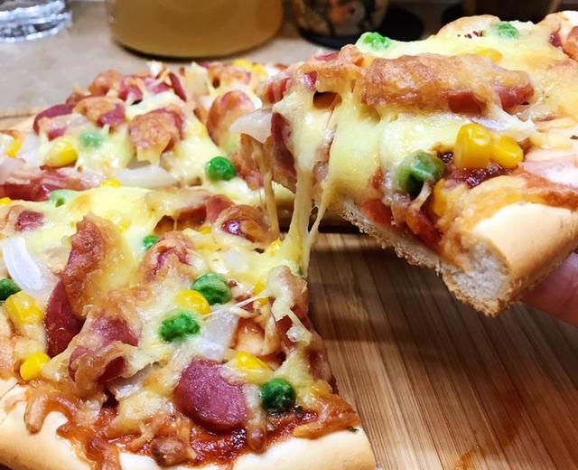 香肠披萨「9寸」的做法