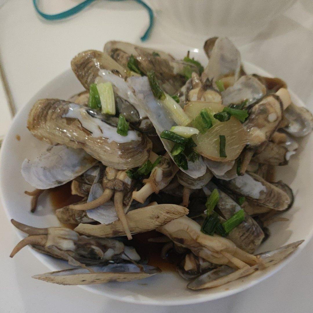 葱油蛏子