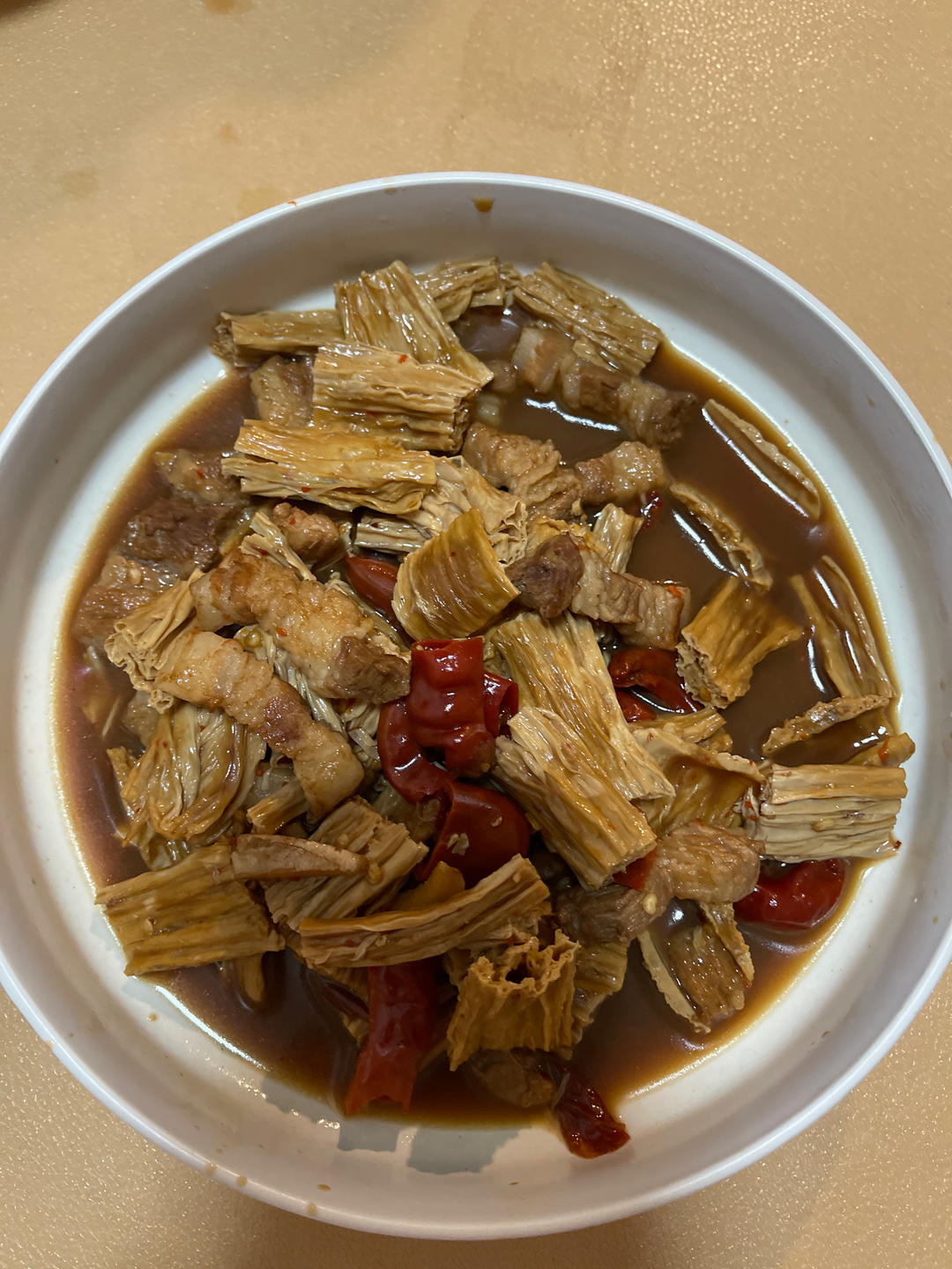 腐竹烧肉