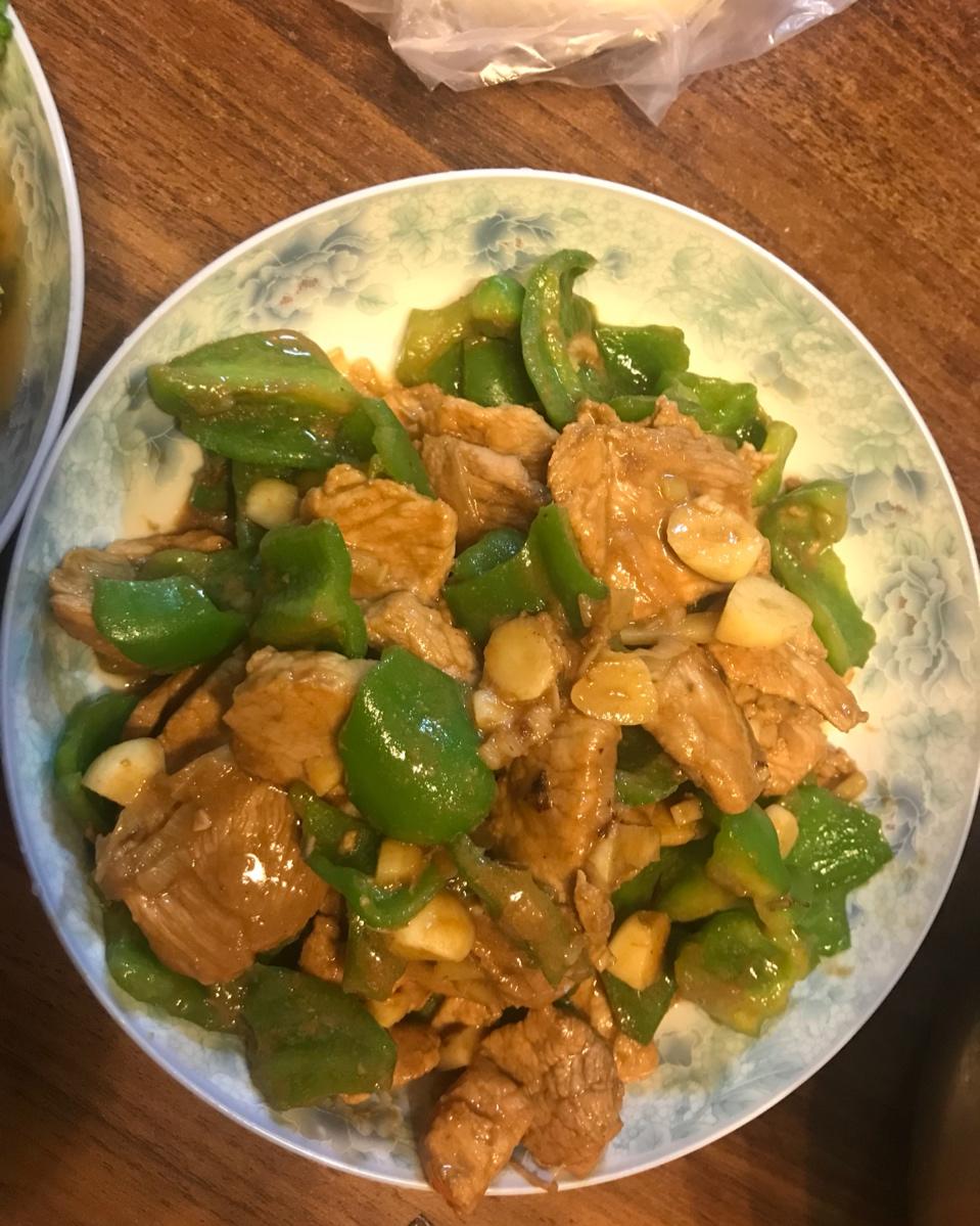 青椒炒肉