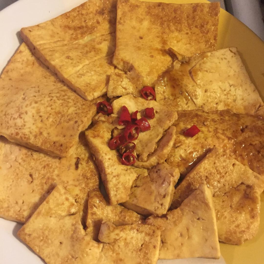 家常煎豆腐