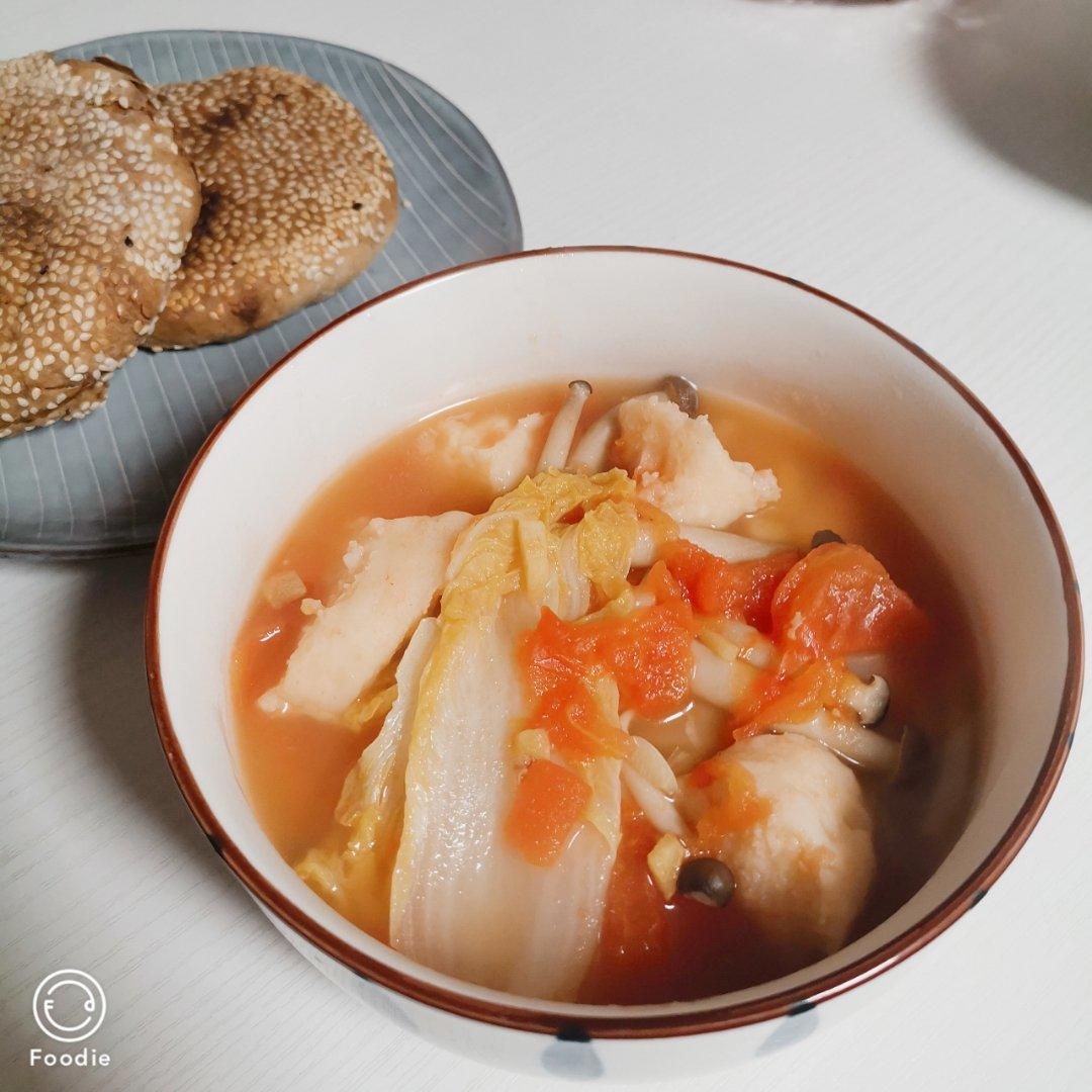 茄汁虾滑减脂汤，0能刷脂|你付出所有，尝到幸福甜头的样子好美