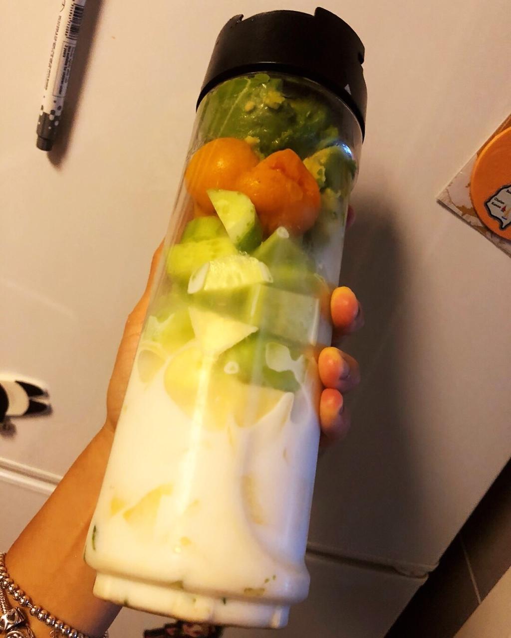 【健康零食】牛油果抹茶奶昔