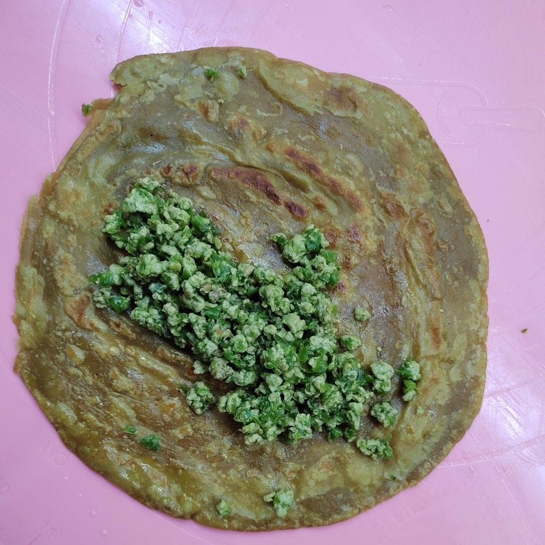 半烫面葱油饼