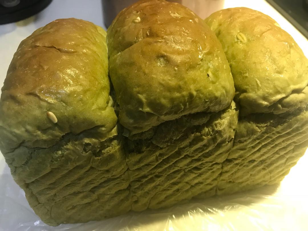低热量抹茶全麦吐司