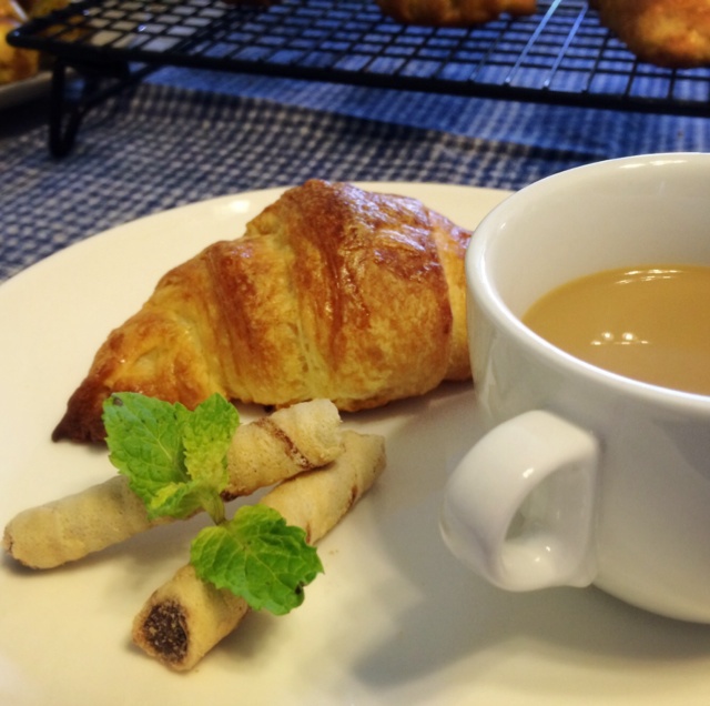 牛角面包Croissant（面包机＋手工）