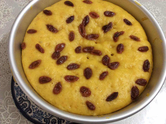 南瓜发糕 Steamed Pumpkin Cake