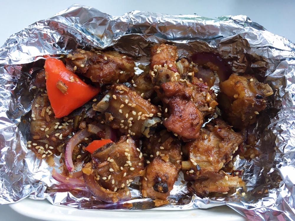 锡纸烤排骨