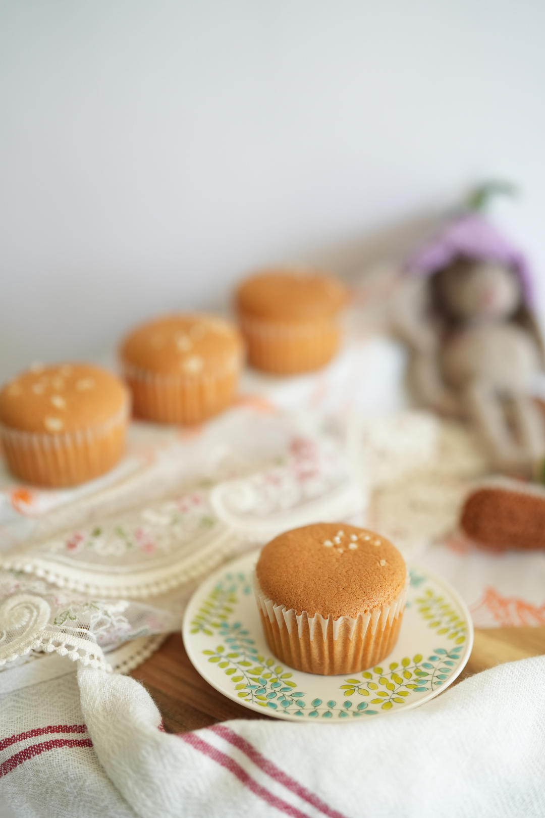 戚风杯子蛋糕的两份笔记