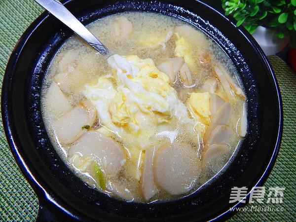 杏鲍菇蛋花汤的做法