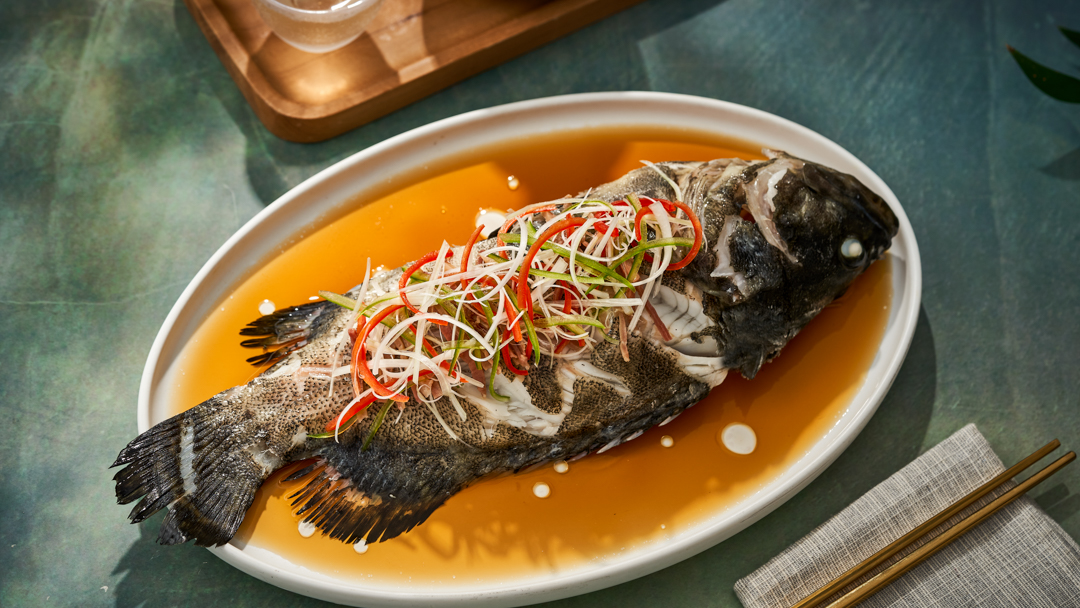 中国四名鱼之一——清蒸石斑鱼