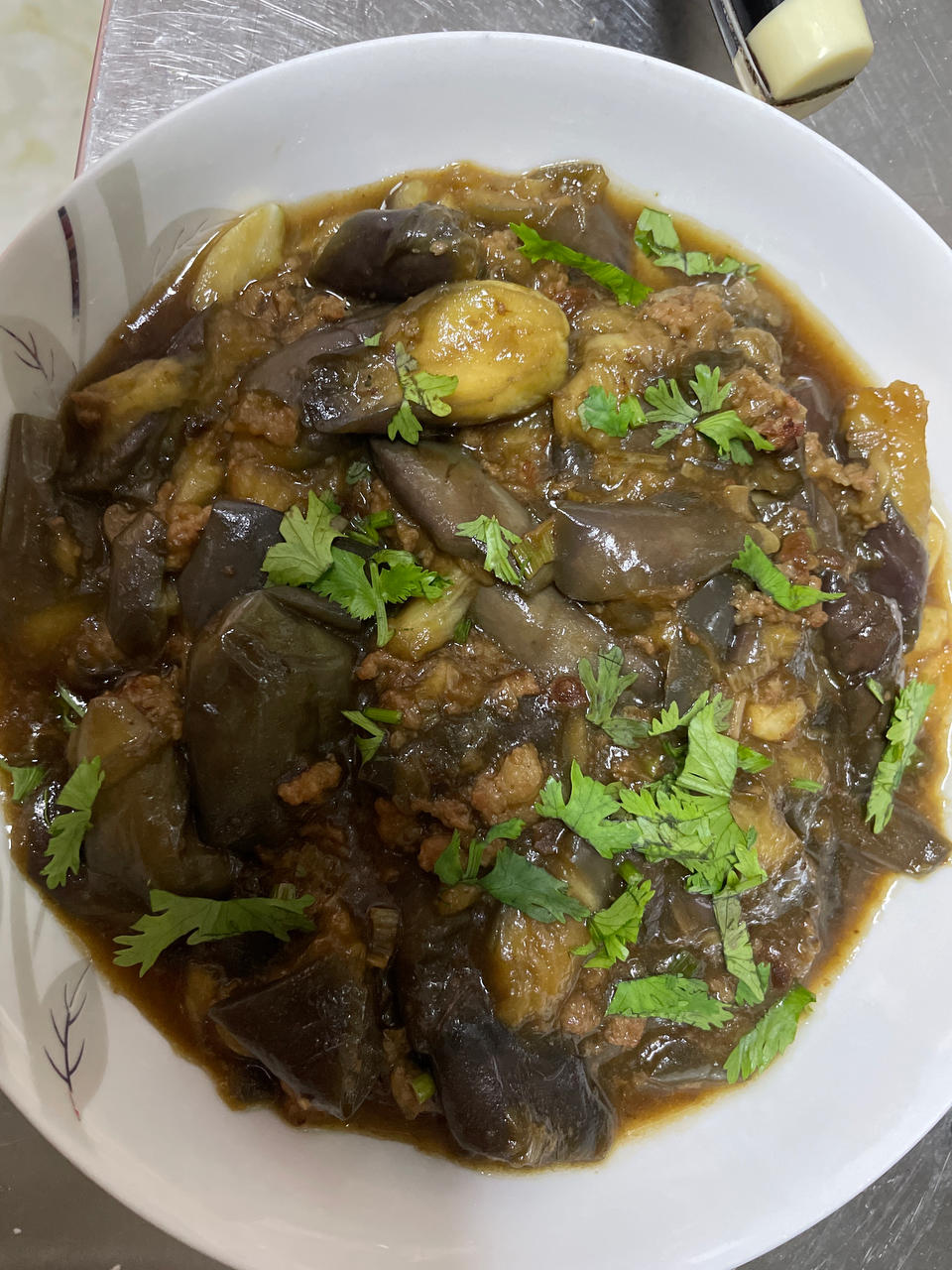 肉沫茄子（家庭无油炸版）