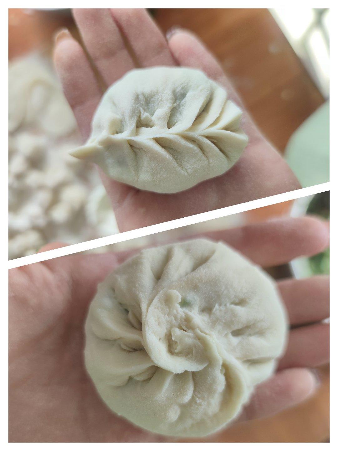 猪肉大葱烫面蒸饺