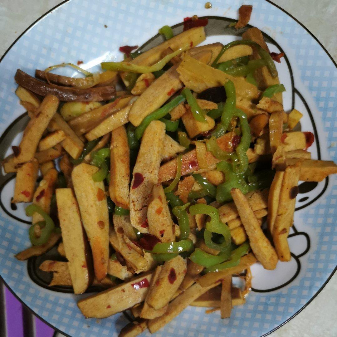 青椒豆腐干