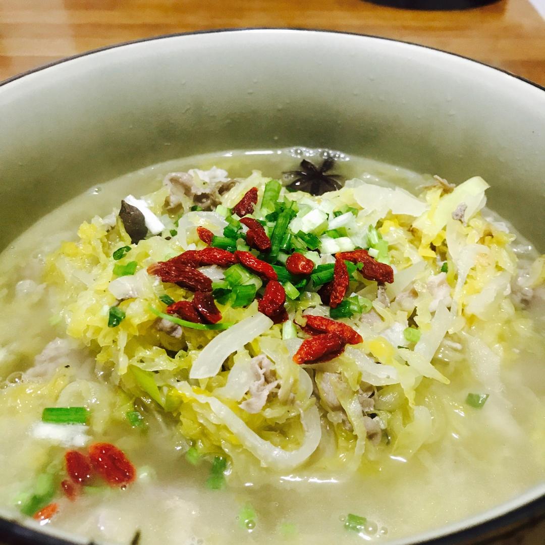 酸菜羊肉