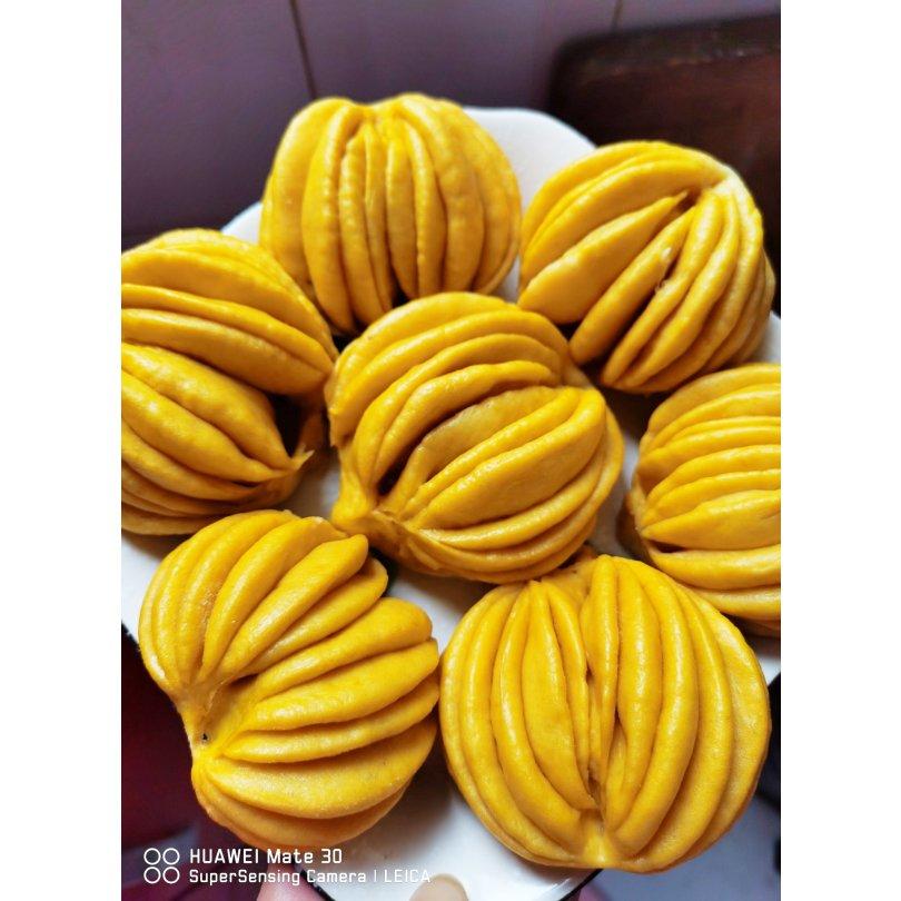 花样馒头－南瓜花卷