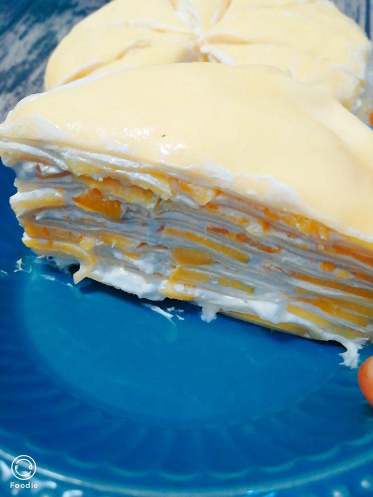 零基础做芒果千层蛋糕（8寸）