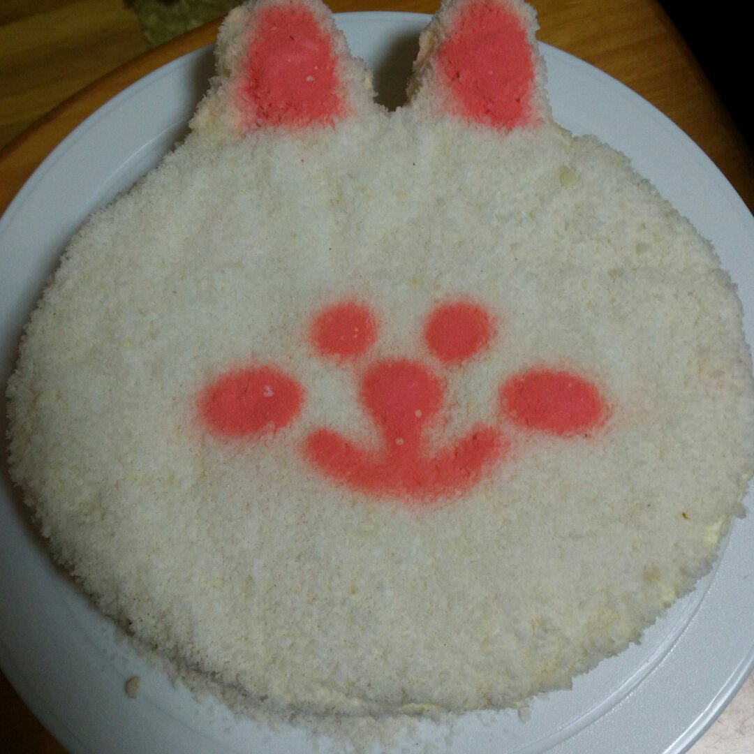 椰蓉小兔子奶油蛋糕