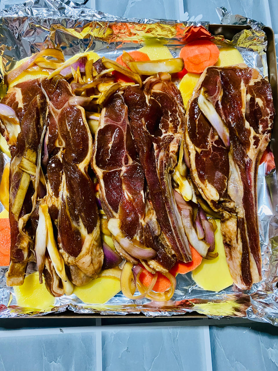 超好吃的烤羊排烤箱版