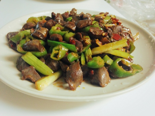 小炒鸭胗