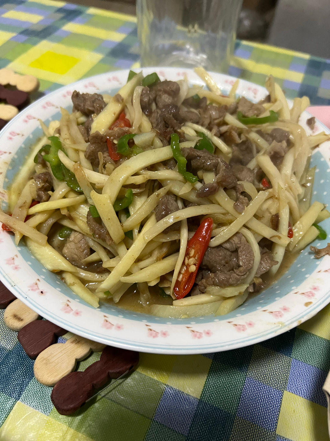 茭白炒肉丝