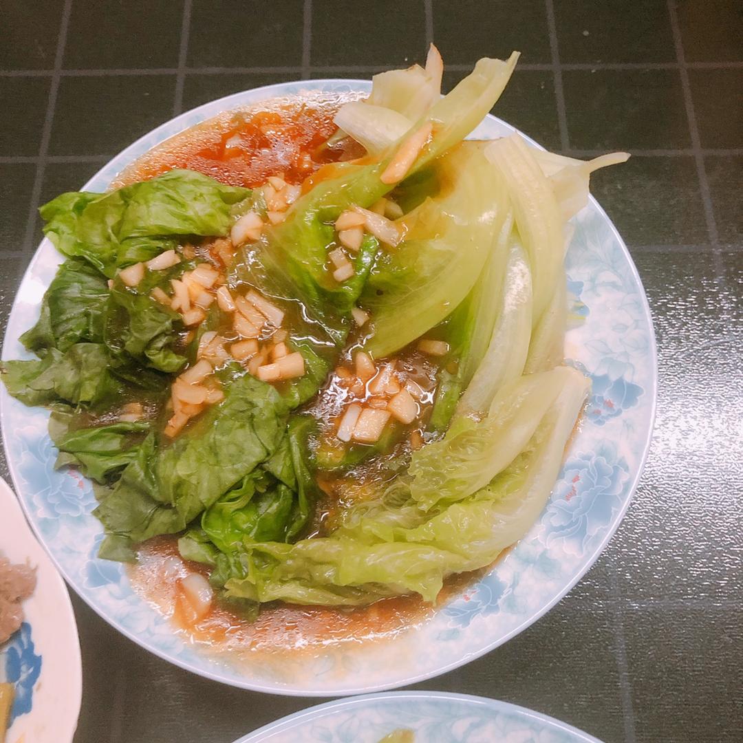 低脂蚝油生菜
