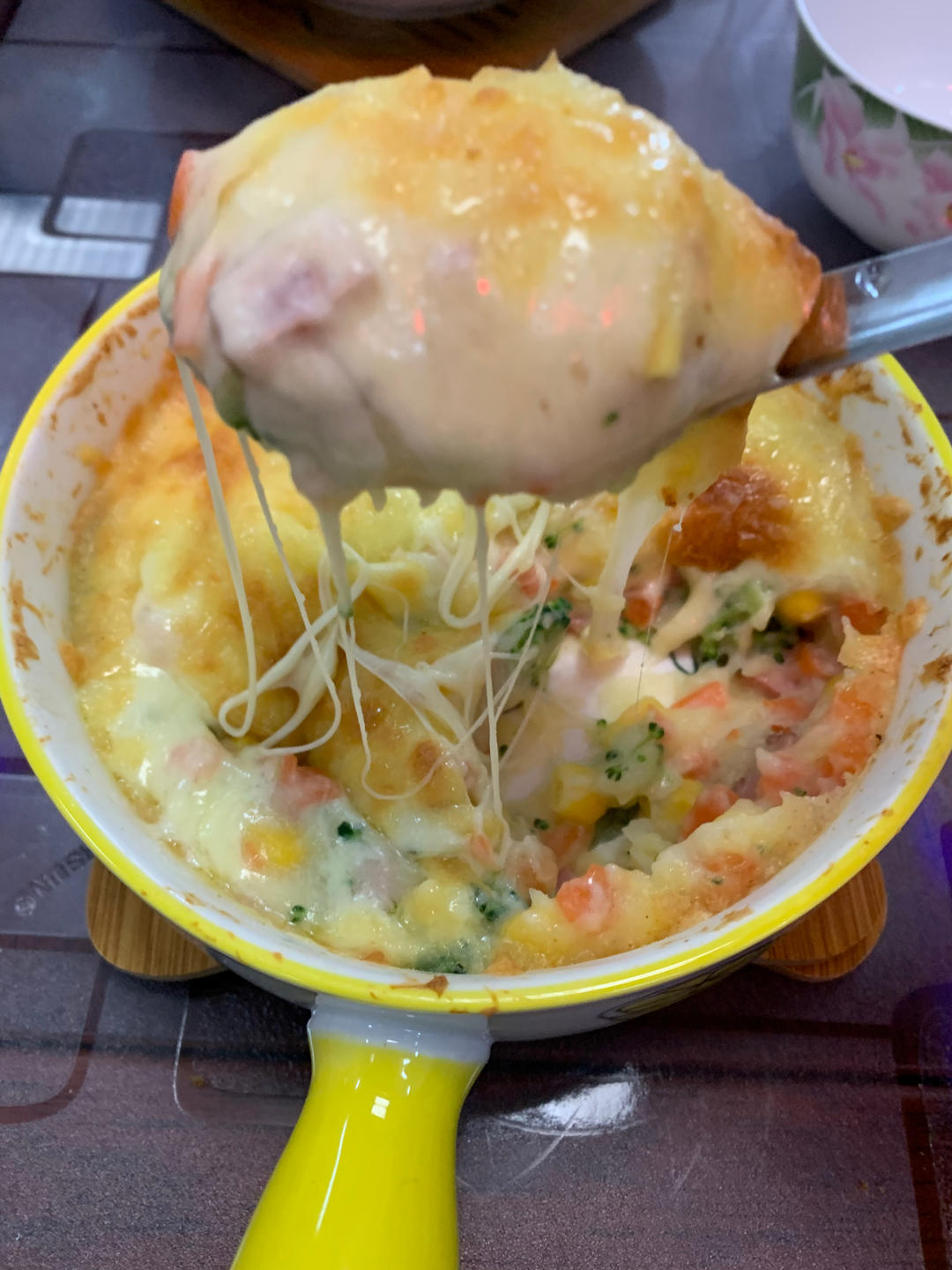 香浓芝士焗土豆泥（超有料）